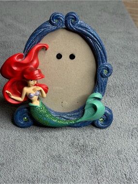 Disney Ariel Mermaid Photo Frame - Blue, Red & Green